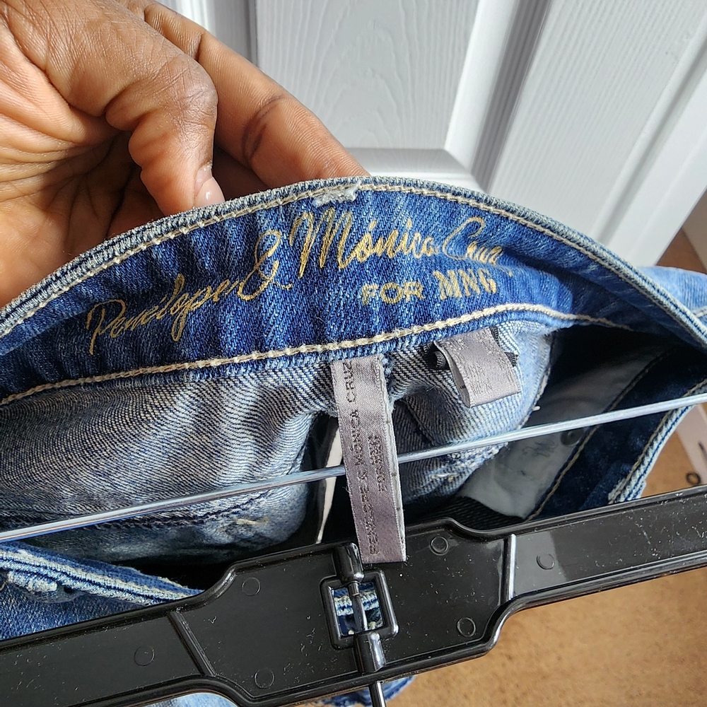 Mango Blue Denim Skirt - Picture 2 of 4